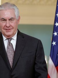 Ministr zahraničních věcí Spojených států Rex Tillerson.