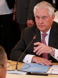 Rex Tillerson na návštěvě v Moskvě