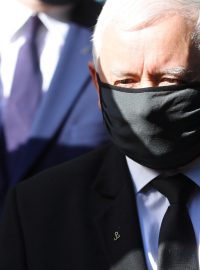 Lídr strany Právo a spravedlnost Jaroslaw Kaczynski