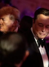 Donald Trump a Elon Musk v Mar-A-Lago 14. listopadu 2024