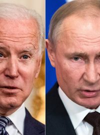 Americký prezident Joe Biden a ruský prezident Vladimir Putin