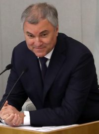 Předsedy dolní komory ruského parlamentu Vjačeslav Volodin