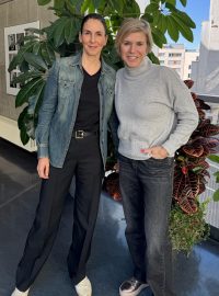 Michaela Kreuzigerová a Kateřina Neumannová