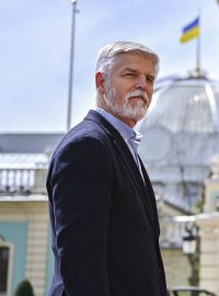 Petr Pavel na Ukrajině s prezidentem Volodymyrem Zelenským
