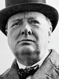 Britský premiér za druhé světové války Winston Churchill