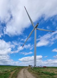 Větrné elektrárny nad Věžnicí na Havlíčkobrodsku