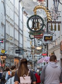 Množství turistů v Salzburku
