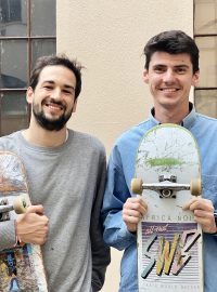 Architekti a skateboardisté Martin Hrouda a Jiří Kotal