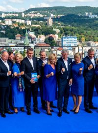 Hnutí ANO zahájilo na zámečku Větruše v Ústí nad Labem kampaň před podzimními sněmovními volbami