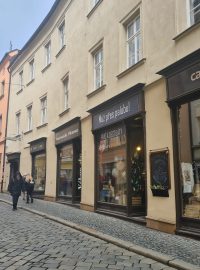 Prodejny v ulici Ztracená v Olomouci