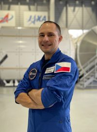 Záložní astronaut ESA Aleš Svoboda ve výcvikovém centru v Kolíně nad Rýnem