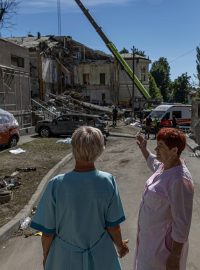 Bombardovaná nemocnice Ochmatdyt