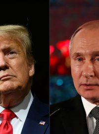 Donald Trump a Vladimir Putin