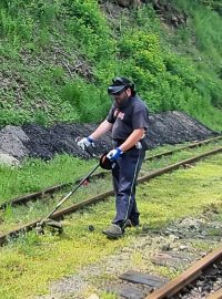 Dobrovolníci udržují trať jindřichohradecké úzkokolejky