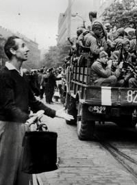 21. srpen 1968 na Vinohradské třídě