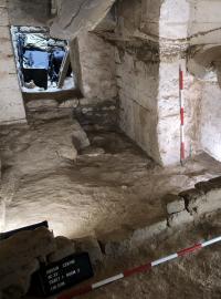Vnitřek hrobky, kterou objevili čeští egyptologové
