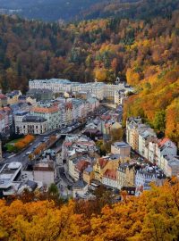 Karlovy Vary na podzim