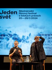 Agnieszka Holland na filmovém festivalu Jeden svět