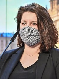 Ministryně práce a sociálních věcí Jana Maláčová (ČSSD).