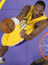 Kobe Bryant v dresu Los Angeles Lakers