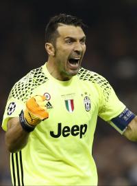 Brankář Juventusu Turín Gianluigi Buffon