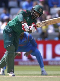 Bangladéšský pálkař  Tamim Iqbal na snímku v roce 2017.