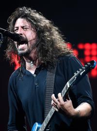 Foo Fighters zahrají v Praze. Na fotografii zpěvák kapely Dave Grohl