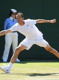 Český tenista Lukáš Rosol na Wimbledonu