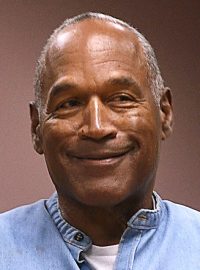 O. J. Simpson u soudu, který rozhodl, že bude podmínečně propuštěn.