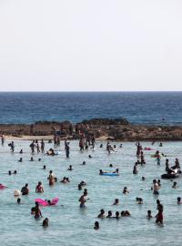 Kyperská pláž Ayia Napa