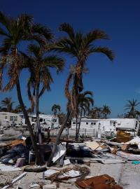 Irma po sobě na Floridě zanechala mnoho zničených domů