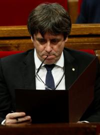 Katalánský premiér Carles Puigdemont