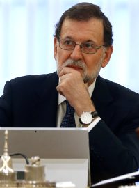 Španělský premiér Mariano Rajoy v Madridu.