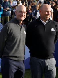 Kapitáni týmů Ryder Cupu Jim Furyk a Thomas Bjorn