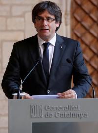 Katalánský premiér Carles Puigdemont