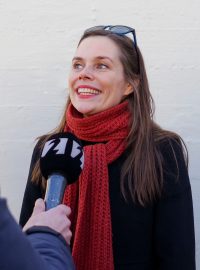 Katrín Jakobsdóttirová, předsedkyně islandského Levicově-zeleného hnutí