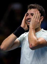 Vítěz Turnaje mistrů Grigor Dimitrov