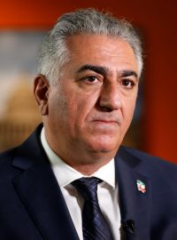 Titulární íránský monarcha Rezá Pahlaví