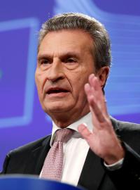 Eurokomisař pro rozpočet Günther Oettinger