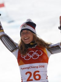 Ester Ledecká uvěřila, že je olympijskou vítězkou, ale chvíli to trvalo.