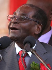 Robert Mugabe na snímku z roku 2016