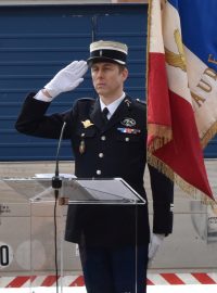 Četník Arnaud Beltrame na archivním snímku, které zveřejnilo francouzské četnictvo.