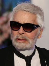 Známý německý návrhář Karl Lagerfeld