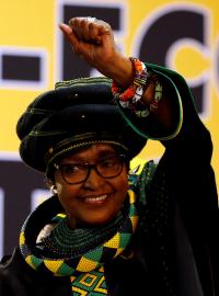 Bývalá manželka jihoafrického prezidenta Nelsona Mandely Winnie Madikizela Mandelová