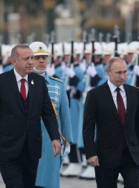 Turecký prezident Recep Tayyip Erdogan se sešel v Ankaře se svým ruským protějškem Vladimirem Putinem.