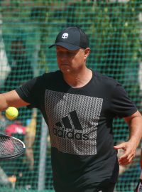 Marián Vajda se svým staronovým svěřencem Novakem Djokovićem