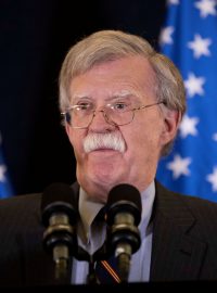 Bezpečnostní poradce amerického prezidenta Donalda Trumpa John Bolton.