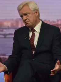 Exministr pro brexit David Davis.