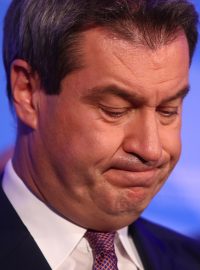 Bavorský ministerský předseda Markus Söder, jehož strana CSU podle předběžných výsledků vyhrála bavorské zemské volby.