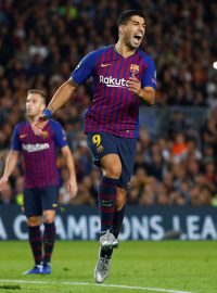 Luis Suárez připravil Barceloně první gól